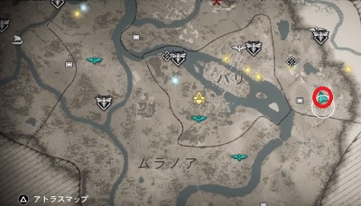 アサシンクリードヴァルハラ 宝の地図の場所 フランク王国 アサシンクリードヴァルハラ 宝の地図の場所 フランク王国
